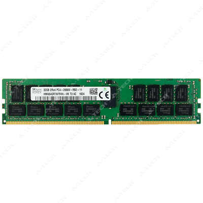 Hynix 32GB DDR4 2666 MHz PC4-21300 RDIMM Server Memory RAM 1x (HMA84GR7AFR4N-VK)