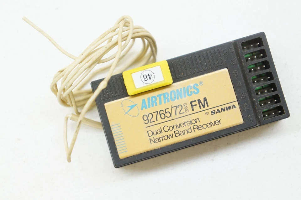 Vintage Airtronics 92765 FM Dual Conv. Narrow Band Receiver 72mhz Ch46 - Image 3 of 3