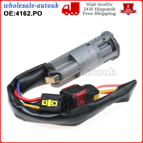 IGNITION SWITCH STARTER LOCK BARREL FOR CITREON XSARA PICASSO PEUGEOT 206 4162PO - Picture 7 of 9