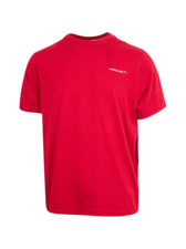 Image of Hackett Red Small Logo Crew Neck T-Shirt