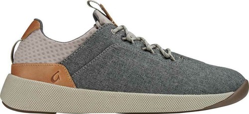 OluKai Nohea Moku sneakers Mens size M12 Navy Gray Lace Up 