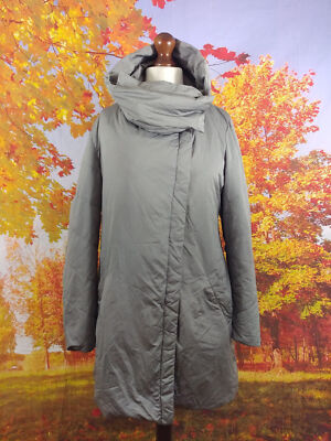 DKNY Jeans Jacke grau 70% Daunen 30% Federn gefüllt. UK Damen Gr. Medium
