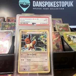 Eevee Common #48 - PSA MINT 9 - 2010 Undaunted - Pokemon TCG