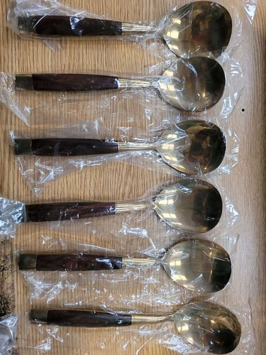 Vintage FlexFit Soild Bronze Tableware Antique Set With Box - NEW UK - Imagen 9 de 14