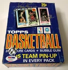 Magic Johnson Larry Bird Julius Erving Triple Signed 1980 Topps Box PSA/DNA COA