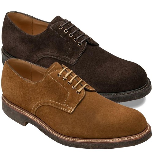 Loake Chichester Mens Leather Shoes Footwear Dark Brown Tobacco Sizes 8