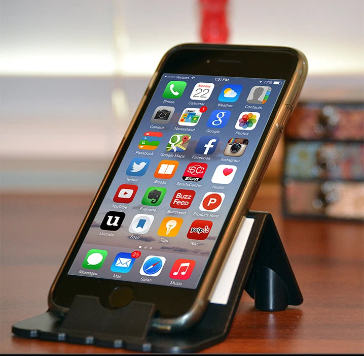 Universal Smartphone Desktop Stand / Holder- GREAT GIFT! iPhone/Samsung WHITE - Image 4 of 4