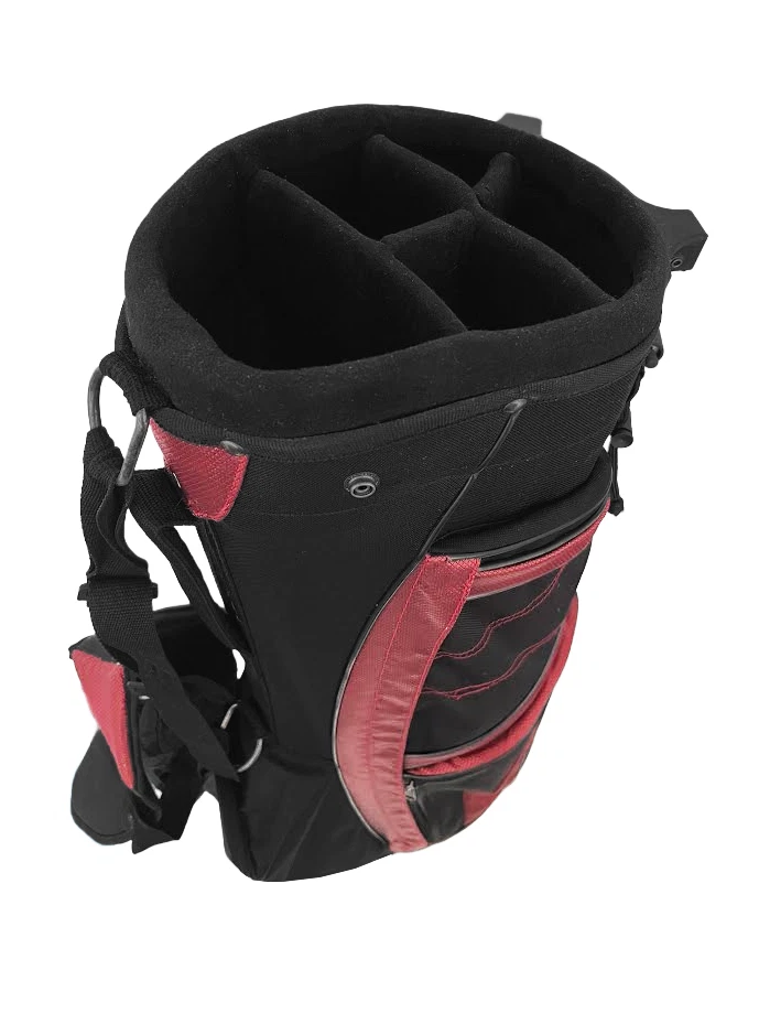 Bolsa de golf Dunlop roja y negra 34" Foto 4 de 4