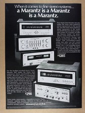 1972 Marantz 250 1030 Amplifiers 120 110 Tuners 3300 Preamp vintage print Ad