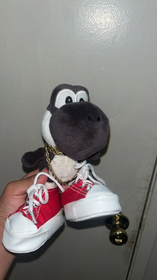 ДЕЙСТВИТЕЛЬНО ТОЧНЫЙ SML ЧЕРНЫЙ YOSHI ПЛЮШЕВЫЙ - Изображение 4 из 4