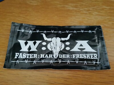 NEU Erfrischungstuch Refreshig W:O:A  Wacken Open Air Faster : Harder : Fresher 