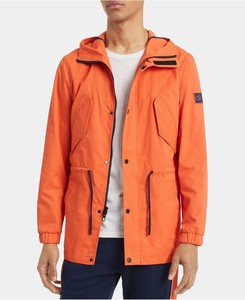 calvin klein orange parka