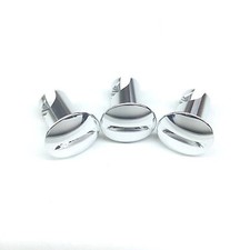Polished Slotted Head Qtr Turn DZUS Button Fasteners - 600 Dome 10pk