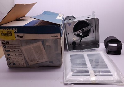 Broan Nutone HD80-B Ventilator Lüfter 120V 60Hz 0,6A 5KSM84DFK151P Motor E46035