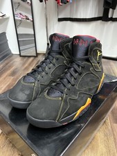 AIR JORDAN 7 RETRO "CITRUS" 2022 SZ 11/ 12.5(W) CU9307-081 Black Lightly Used