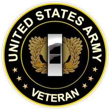 United States Army Veteran Bumper Sticker Military Vinyl Soldier Decal 5"