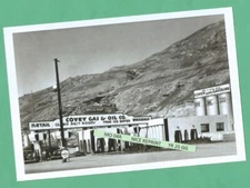 Found PHOTO of Old COVEY Oil Company Gas Service Station Gasoline Garage