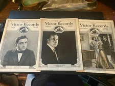 Victor Phonograph Monthly Record Catalogs July August September 1923 Victrola
