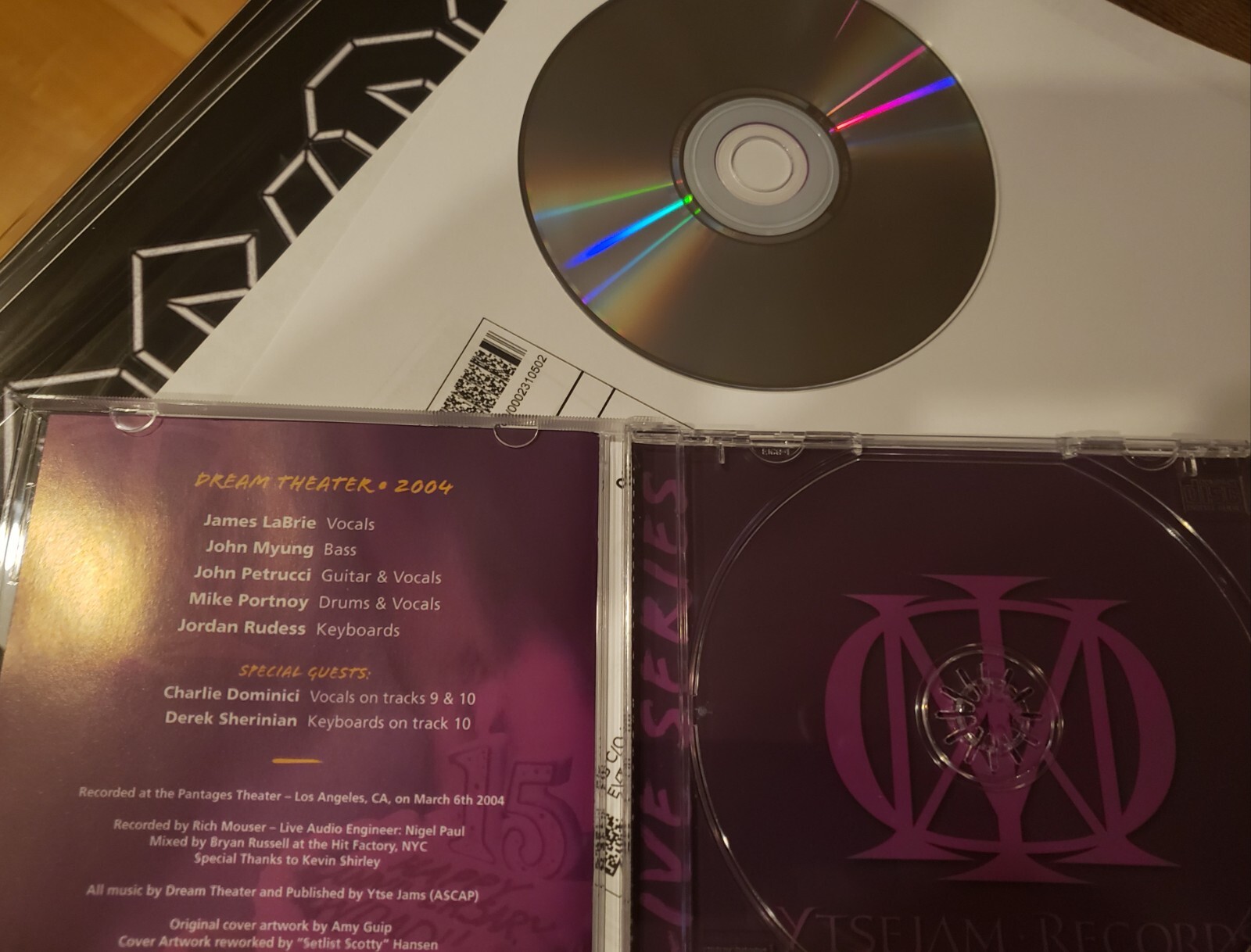 Dream Theater WHEN DREAM AND DAY REUNITE MINT CD OFFICIAL
