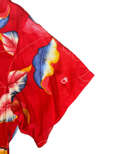 Vintage OP Shirt Mens L Bright Tropic Hawaiian Ocean Pacific Button Up 80/ 90s - Picture 6 of 15