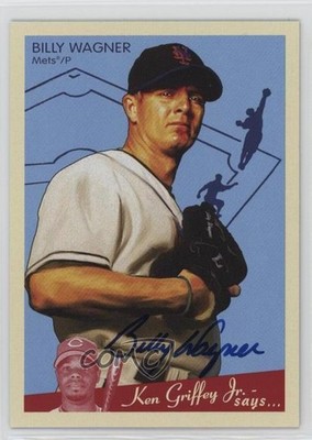 2008 Upper Deck Goudey Graphs Billy Wagner #GG-BW Auto HOF 2s2