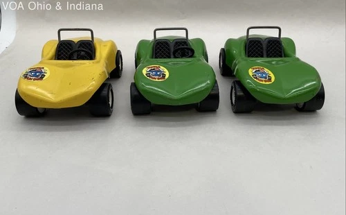 Set Of Three Vintage Tonka Fun Buggy Toy Cars