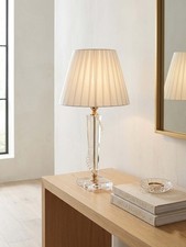Image of Classic Lamp In Transparent Crystal Gold With 1 Light CL070