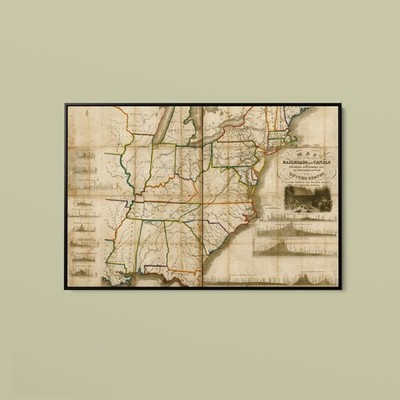 Railroads and Canals Finished Unfinished and in Contemplation in the United Stat