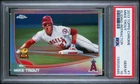 2013 Topps chrome Sliding-refractor MIKE TROUT PSA 10 #1