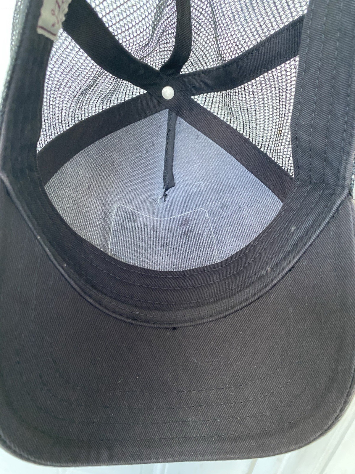 Black Sheep Hat Cap Snap Back Trucker Patch Blk M… - image 13