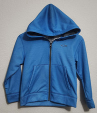 Champion Boys Size 6/7 Zip Up Hooded Sweatshirt Blue  Gray
