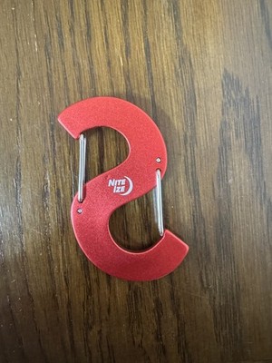 Supreme Nite Ize S Logo Keychain Carabiner Red FW21 (2021) | eBay