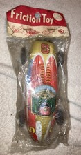 VINTAGE JAPAN FRICTION TIN RACE CAR TYPHOON 9 TOY NEW In Original Package