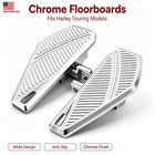 New Rear Passenger Floorboards Foot Pegs Fit For Harley 1986 2025 Models Chrome