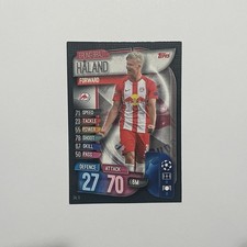 2019/20 Topps UEFA Champions League Match Attax Erling Haaland Rookie Card. rookie card picture
