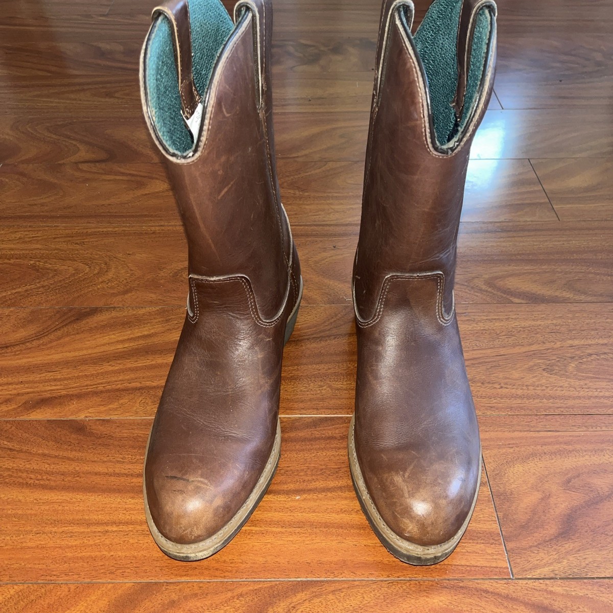 Georgia Boot Brown Leather Non Slip Comfort Core Oil Resistant - Main Image