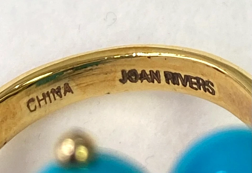 Anillo QVC Joan Rivers racimo de cuentas talla 9 Foto 4 de 4