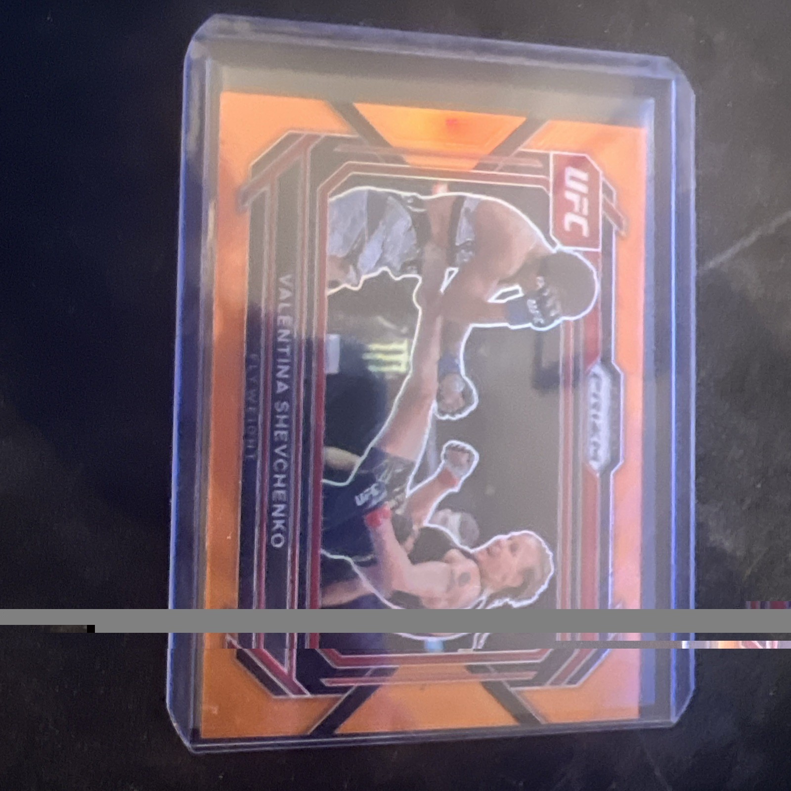 2023 Panini Prizm UFC Orange Prizm 32/99 Valentina Shevchenko #63 1u6