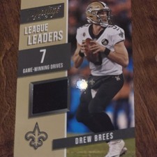 2019 Panini Prestige #LL-DB Drew Brees League Leaders Relics Jersey 