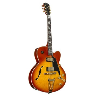 J&D SA 10, Honey Burst, Halbakustik Gitarre