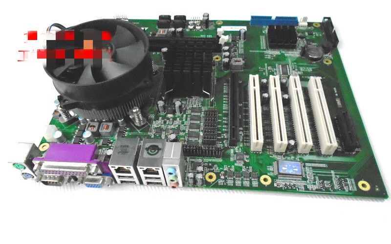 1PC used EVOC EC0-1814(B)  C00 industrial computer motherboard 810E *pi