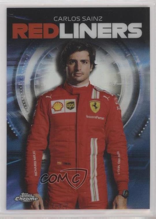 2021 Topps Chrome Formula 1 Redliners Max Out Carlos Sainz Jr #RL-8 0s9t