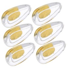 6 Pairs Silicone Anti Nose Cushions with Metal Core for Eyeglass Use