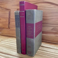 Vintage Book Lot RED / TAUPE Antique Decor Interior Design Decorative Objects