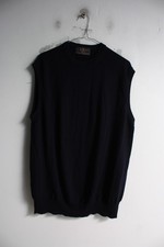 John Ashfield Mens Sleeveless Jumper Blue - Size Large L (L27)