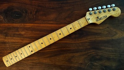 Schecter Van Nuys CA Neck and Tuners - NOS: Authentic Late 1970s / Early 1980s