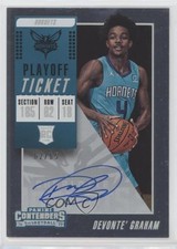 2018-19 Panini Contenders Playoff Ticket 62/65 Devonte' Graham #115 Auto 1b8