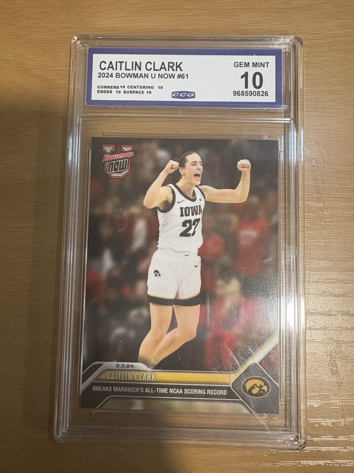 2023-24 Bowman U Now - Caitlin Clark #61 /51861 (RC)
