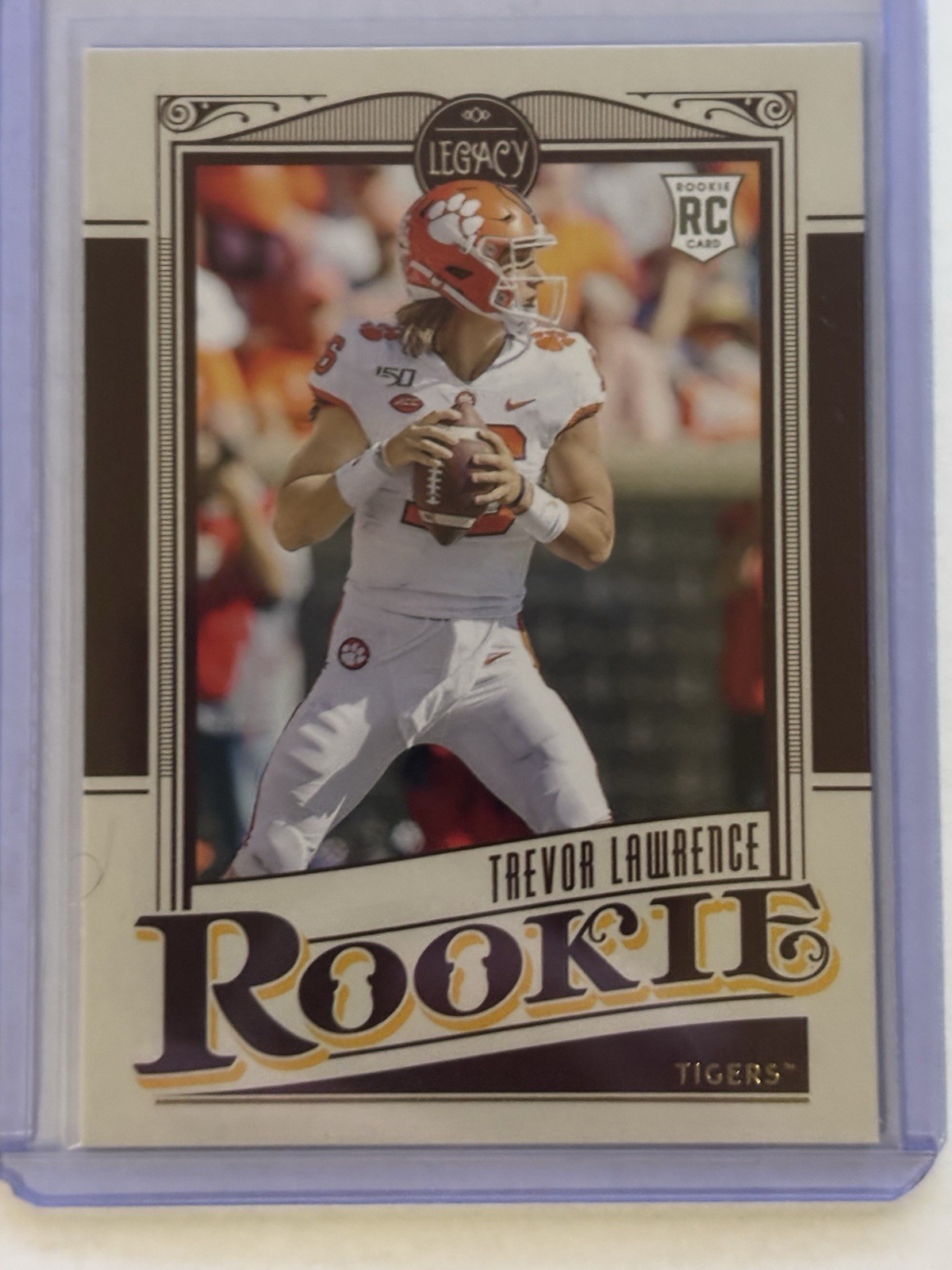 2021 PANINI LEGACY FOOTBALL ROOKIE CARD RC TREVOR LAWRENCE #141 PWE