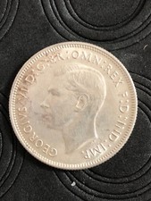 1945 Sterling Silver Australian Florin - Lustrous aunc